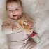 BabyOno Nyuszi Karo Nyikorgó Játék Rágókával 3 Hónapos Kortól - Érzékszervi Fejlesztő és Fogzást Segítő Baba Játék