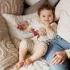BabyOno Nyuszi Karo Nyikorgó Játék Rágókával 3 Hónapos Kortól - Érzékszervi Fejlesztő és Fogzást Segítő Baba Játék