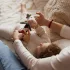 BabyOno Cow Bingo Sípoló Játék Rágókával 6 Hónapos Kortól - Vidám Érzékszervi Fejlesztő és Fogzást Segítő Játék