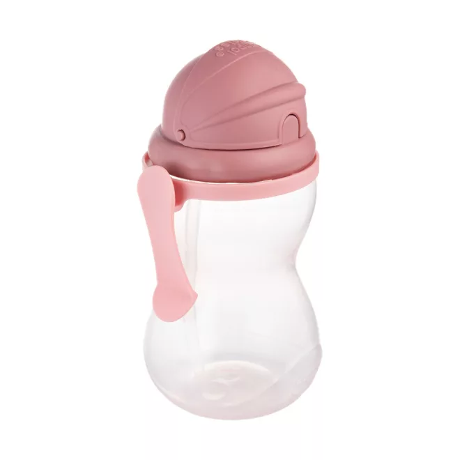 Canpol Babies Sportpalack Szilikon Szívószállal 370ml 12 Hónapos Kortól Rózsaszín – Puha Szilikon Szívószállal, Önálló Ivás Tanulásához