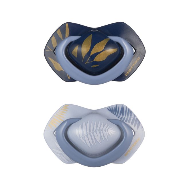 Canpol Babies Babies Szilikon Cumi Szimmetrikus Light Touch GOLD 18 Hónapos Kortól 2db Kék - Nyugodt Komfort a Mindennapokra