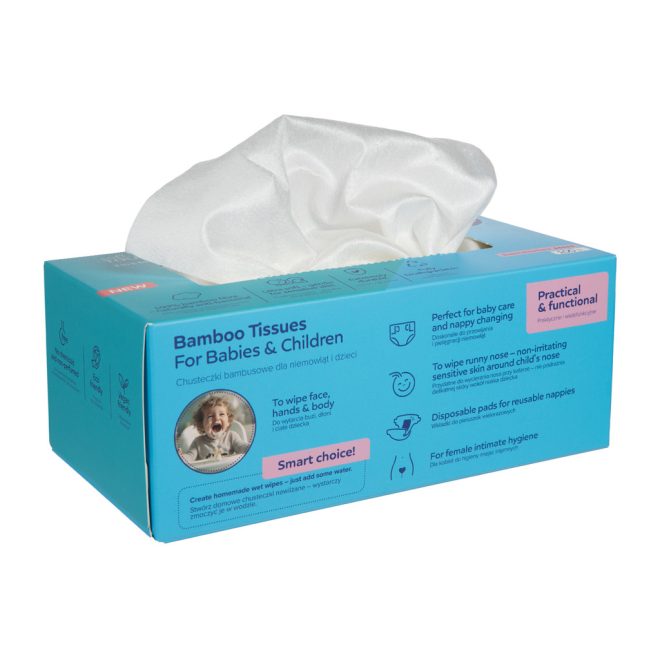 Canpol Babies Babies Bambusz Törlőkendők 2 az 1-Ben 100db - Gyengéd és Praktikus Mindennapi Tisztításhoz