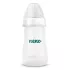 Neno Antikólikus Cumisüveg 240ml - 3 Hónapos Kortól, BPA-mentes, Puha Szilikon Cumi, Súlyozott Szívószállal, Fogantyúval, Anyatej-lefejőkkel Kompatibilis