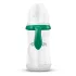 Neno Antikólikus Cumisüveg 300ml - 6 Hónapos Kortól, BPA-mentes, Puha Szilikon Cumi, Súlyozott Szívószállal és Fogantyúval, Anyatej-lefejőkkel Kompatibilis