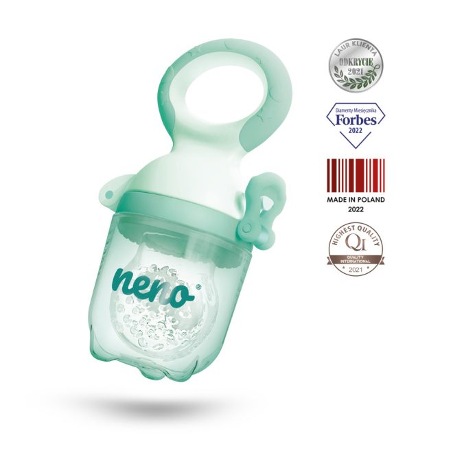 Neno Szilikon Etetőcumi Frutta - Biztonságos Gyümölcs- és Zöldségkóstoltatás, 3 Méretű Szilikon Fejjel, BPA-mentes