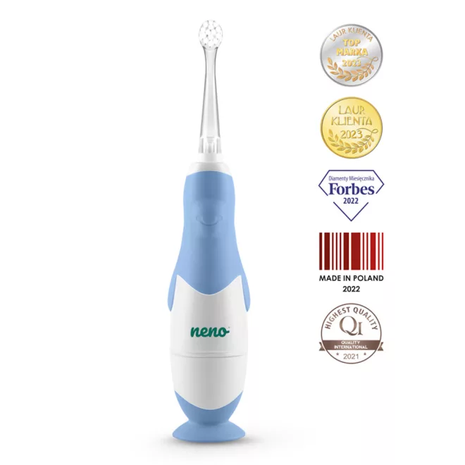 Neno Elektromos Fogkefe Denti Kék 0-3 éveseknek - Gyengéd Mindennapi Fogápoláshoz