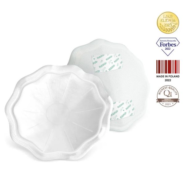 Neno Stella Eldobható Melltartóbetétek 60db - Ultra-Vékony (1 mm), Légáteresztő, Nedvszívó és Diszkrét Szoptatási Betétek, Puha Nem Szőtt Anyagból, Stabilizáló Rögzítővel