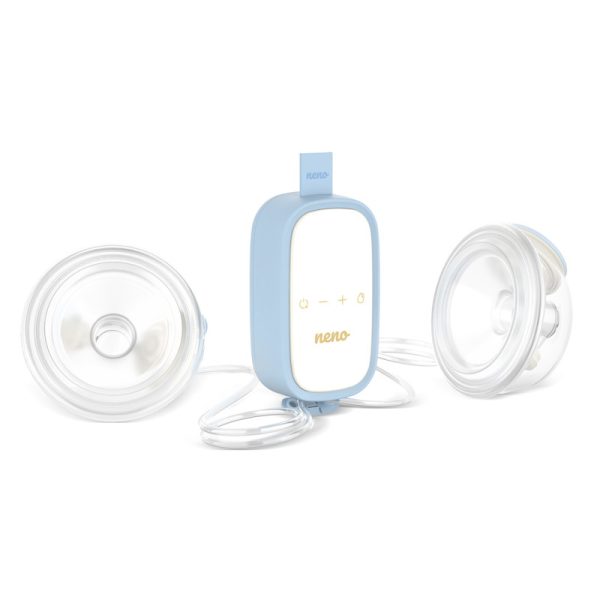 Neno Velo Elektromos Dupla Handsfree Anyatej Mellszívó - 3 Fázis, 8 Szint, 20/24mm Mellpajzs, 180ml Tejtartály, USB-C Töltés