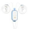 Neno Velo Elektromos Dupla Handsfree Anyatej Mellszívó - 3 Fázis, 8 Szint, 20/24mm Mellpajzs, 180ml Tejtartály, USB-C Töltés