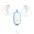 Neno Velo Elektromos Dupla Handsfree Anyatej Mellszívó - 3 Fázis, 8 Szint, 20/24mm Mellpajzs, 180ml Tejtartály, USB-C Töltés