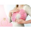 Neno Perse Meleg és Hűsítő Gél Borogatás Mellekre - Újrahasználható, Puha és Rugalmas Mellpárna 28 cm Átmérővel, Fájdalomcsillapításra, Tejáramlás Serkentésére és Gyulladás Csökkentésére, 2db-os Szett