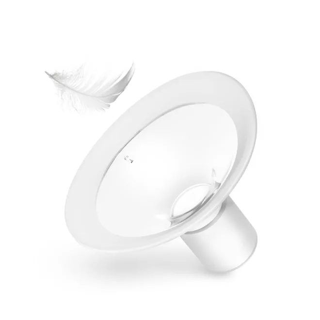 Neno Műanyag Mellpajzs Csatlakozóval Neno Mellszívókhoz 21mm - Kényelmes és Hatékony Tejlefejéshez