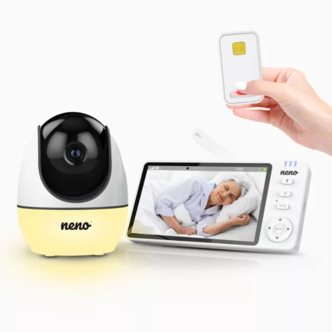 Neno Ti Amo Digitális Videós Bébiőr SOS Funkcióval - Fokozott Biztonsághoz és Megnyugtató Felügyelethez