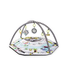   Kinderkraft Smartplay Fejlesztő Játszószőnyeg Játékívvel - Interaktív Babaszőnyeg Levehető Játékokkal és Tükörrel, Érzékszervi Fejlődéshez