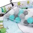 Kinderkraft Smartplay Fejlesztő Játszószőnyeg Játékívvel - Interaktív Babaszőnyeg Levehető Játékokkal és Tükörrel, Érzékszervi Fejlődéshez