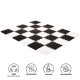 Kinderkraft Luno Habos Puzzle Alátét 150x180cm Fekete - 30 Darabos Játszószőnyeg Szett Babáknak és Kisgyermekeknek, Puha és Könnyen Tisztítható Felület