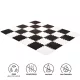 Kinderkraft Luno Habos Puzzle Alátét 150x180cm Fekete - 30 Darabos Játszószőnyeg Szett Babáknak és Kisgyermekeknek, Puha és Könnyen Tisztítható Felület