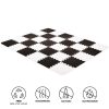 Kinderkraft Luno Habos Puzzle Alátét 150x180cm Fekete - 30 Darabos Játszószőnyeg Szett Babáknak és Kisgyermekeknek, Puha és Könnyen Tisztítható Felület