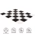 Kinderkraft Luno Habos Puzzle Alátét 150x180cm Fekete - 30 Darabos Játszószőnyeg Szett Babáknak és Kisgyermekeknek, Puha és Könnyen Tisztítható Felület