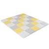 Kinderkraft Luno Habos Puzzle Alátét 150x180cm Sárga - 30 Darabos Játszószőnyeg Szett Babáknak és Kisgyermekeknek, Puha, Biztonságos és Könnyen Tisztítható Felület