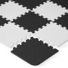 Kinderkraft Luno Habos Puzzle Alátét 150x180cm Sárga - 30 Darabos Játszószőnyeg Szett Babáknak és Kisgyermekeknek, Puha, Biztonságos és Könnyen Tisztítható Felület