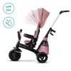Kinderkraft Easytwist SELECT Háromkerekű Tricikli Mauvelous Pink - Prémium Multifunkciós Gyerek Tricikli Forgatható Üléssel, Szülőkarral és Magnéziumvázzal, 9 Hónapos Kortól