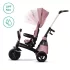 Kinderkraft Easytwist SELECT Háromkerekű Tricikli Mauvelous Pink - Prémium Multifunkciós Gyerek Tricikli Forgatható Üléssel, Szülőkarral és Magnéziumvázzal, 9 Hónapos Kortól