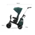 Kinderkraft Easytwist SELECT Háromkerekű Tricikli Midnight Green - Prémium Multifunkciós Gyerek Tricikli Forgatható Üléssel, Szülőkarral és Magnéziumvázzal, 9 Hónapos Kortól