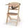 Kinderkraft Enock Fa Etetőszék Natural Wooden - Állítható Magasságú Etetőszék Újszülöttkortól, Természetes Fa Színben, Stabil és Időtálló Kivitel