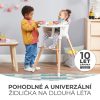 Kinderkraft Sienna 2in1 Etetőszék Pink - Magas Etetőszék és Gyerekszék Egyben, Kivehető Tálcával, Stabil és Stílusos Rózsaszín Kialakítás
