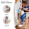 Kinderkraft Sienna 2in1 Etetőszék Pink - Magas Etetőszék és Gyerekszék Egyben, Kivehető Tálcával, Stabil és Stílusos Rózsaszín Kialakítás