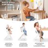 Kinderkraft Enock Fa Etetőszék Grey - Állítható Magasságú Etetőszék Újszülöttkortól, Stabil Fa Szerkezettel és Modern Szürke Designnal