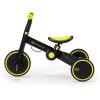 Kinderkraft 4Trike Háromkerekű Tricikli Black Volt - 2 az 1-ben Futóbicikli és Tricikli Kombináció Gyerekeknek, Összecsukható, Könnyű és Stabil Kialítás, 1 Éves Kortól