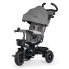 Kinderkraft Spinstep SELECT Háromkerekű Tricikli Grey - Prémium Multifunkciós Gyerek Tricikli Szülőkarral, Átalakítható Pedálos Kerékpárrá, 9 Hónapos Kortól