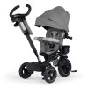 Kinderkraft Spinstep SELECT Háromkerekű Tricikli Grey - Prémium Multifunkciós Gyerek Tricikli Szülőkarral, Átalakítható Pedálos Kerékpárrá, 9 Hónapos Kortól