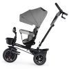 Kinderkraft Spinstep SELECT Háromkerekű Tricikli Grey - Prémium Multifunkciós Gyerek Tricikli Szülőkarral, Átalakítható Pedálos Kerékpárrá, 9 Hónapos Kortól