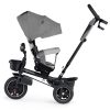 Kinderkraft Spinstep SELECT Háromkerekű Tricikli Grey - Prémium Multifunkciós Gyerek Tricikli Szülőkarral, Átalakítható Pedálos Kerékpárrá, 9 Hónapos Kortól