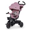 Kinderkraft Spinstep SELECT Háromkerekű Tricikli Pink - Prémium Multifunkciós Gyerek Tricikli Szülőkarral, Átalakítható Pedálos Kerékpárrá, 9 Hónapos Kortól