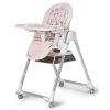 Kinderkraft Select Lastree Prémium Etetőszék Pink - Többfunkciós Magas Etetőszék Újszülöttkortól, Dönthető Háttámlával és Stílusos Rózsaszín Kialakítással