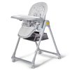 Kinderkraft Select Lastree Prémium Etetőszék Grey - Többfunkciós Magas Etetőszék Újszülöttkortól, Dönthető Háttámlával és Modern Szürke Kivitelben