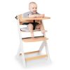 Kinderkraft Enock Prémium Ülőpárna Etetőszékhez Grey - Párnázat a Fa Enock Székhez, Kényelmes és Mosható Huzattal
