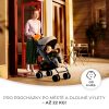 Kinderkraft Siesta Sport Babakocsi Ash Grey - Extra Nagy Ülőrész, Teljes Rugózás és Elegáns Szürke