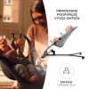 Kinderkraft Mimi Hintázó Pihenőszék Grey - Könnyű és Ergonomikus Baba Pihenőszék Természetes Hintamozgással, Újszülötteknek 9 kg-ig, Modern Szürke Kivitelben