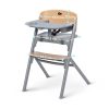 Kinderkraft Select LIVY 3in1 Etetőszék Oak - Prémium Átalakítható Etetőszék Újszülöttkortól, Gyerekszékké Alakítható, Ergonomikus és Időtálló Tölgyfa Hatású Kivitelben