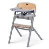 Kinderkraft Select LIVY + Calmee Prémium Etetőszék és Pihenőszék Szett Oak - 3in1 Átalakítható Etetőszék Újszülöttkortól, Ergonomikus Pihenőfunkcióval és Tölgyfa Hatású Kivitelben