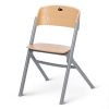Kinderkraft Select LIVY + Calmee Prémium Etetőszék és Pihenőszék Szett Oak - 3in1 Átalakítható Etetőszék Újszülöttkortól, Ergonomikus Pihenőfunkcióval és Tölgyfa Hatású Kivitelben