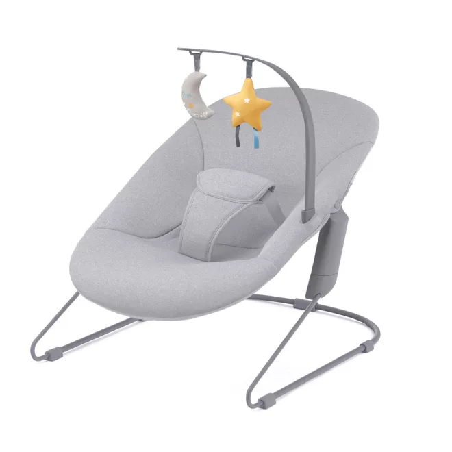 Kinderkraft Calmee Hintázó Pihenőszék 0 Hónapostól 9 kg-ig - Könnyű és Csendes Baba Pihenő Hinta Ergonomikus Üléssel és Letisztult Kialakítással