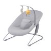 Kinderkraft Calmee Hintázó Pihenőszék 0 Hónapostól 9 kg-ig - Könnyű és Csendes Baba Pihenő Hinta Ergonomikus Üléssel és Letisztult Kialakítással