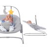 Kinderkraft Calmee Hintázó Pihenőszék 0 Hónapostól 9 kg-ig - Könnyű és Csendes Baba Pihenő Hinta Ergonomikus Üléssel és Letisztult Kialakítással