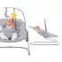 Kinderkraft Calmee Hintázó Pihenőszék 0 Hónapostól 9 kg-ig - Könnyű és Csendes Baba Pihenő Hinta Ergonomikus Üléssel és Letisztult Kialakítással